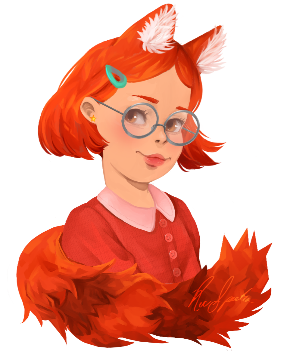 Bust Portrait - Fan Art of Meilin Lee from Turning Red